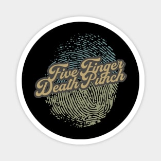 Five Finger Death Punch Fingerprint Magnet